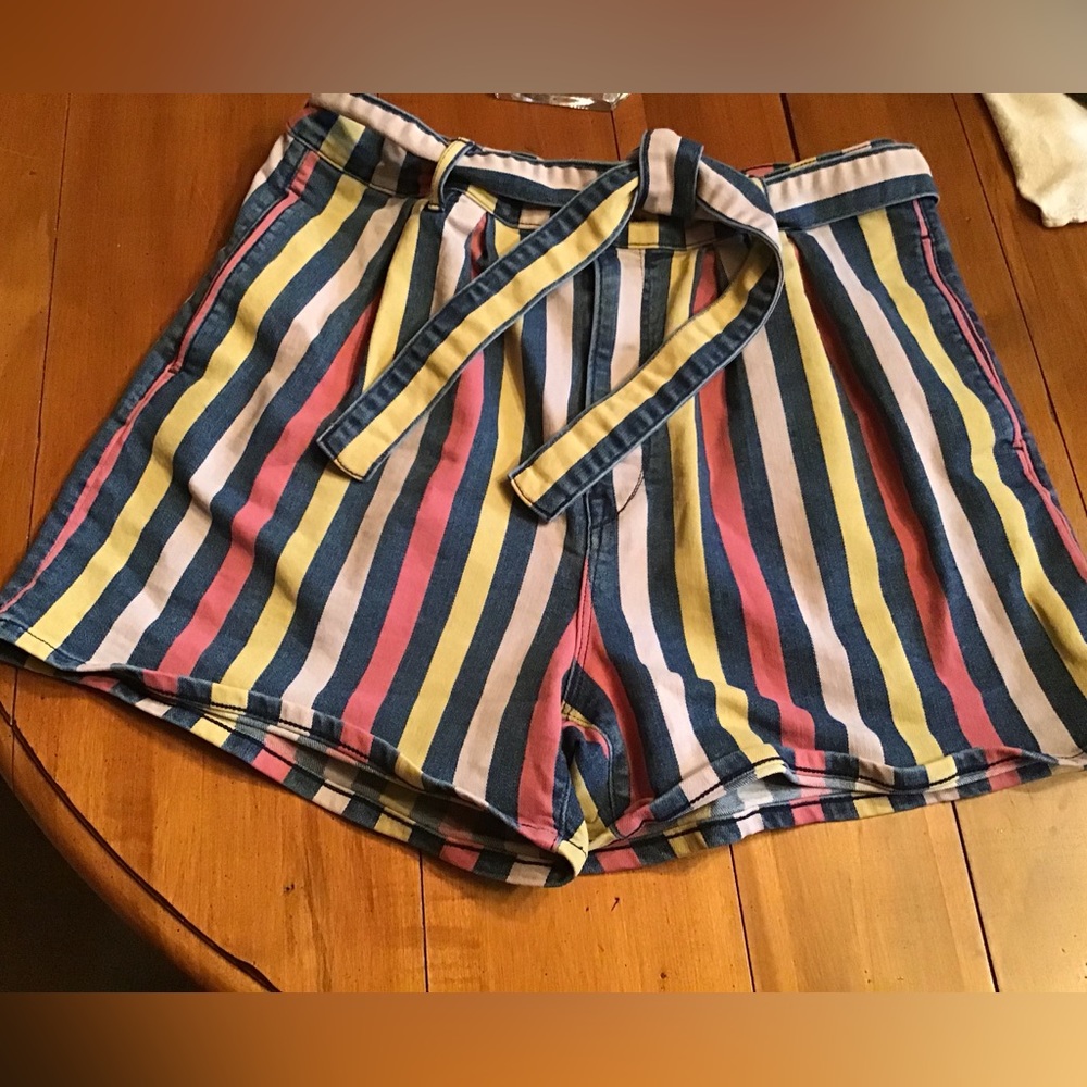 3X1 N.Y.C. Designer Striped Shorts in Size 32